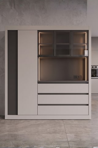 Nero Kahve Köşesi Multi 200 Cm Gri-karbon