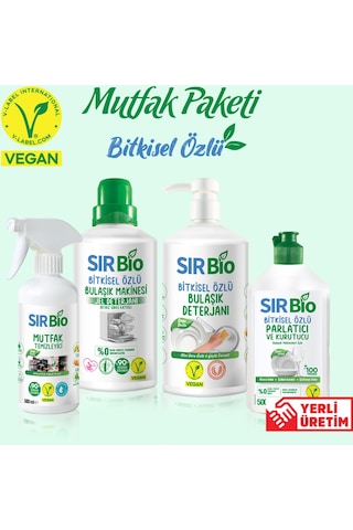 Sır Bio Bitkisel Özlü Mutfak Paketi 4'lü