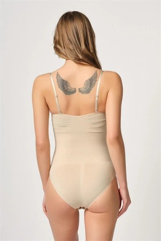 Ang Butik Ten Göğsü Açık Agraflı Body Korse