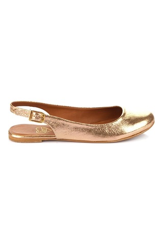 Fox Shoes Bronz Kadın Babet B726105214 Bronz