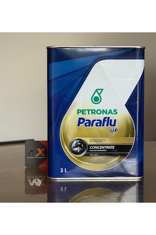 2025 Üretimli Petronas Paraflu Up Kırmızı Organik Konsantre Antifriz 3 L Pro Tective -40 C+125 C Kırmızı