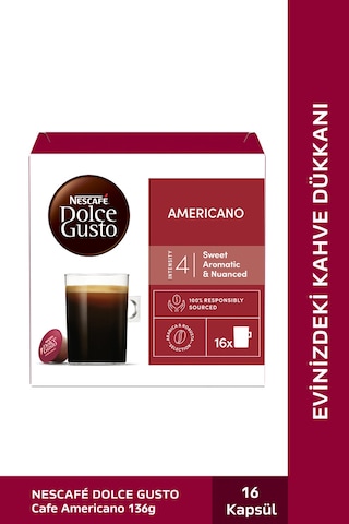 Nescafe Dolce Gusto Americano Kapsül Kahve 16'lı