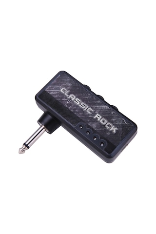 Ammoon Elektrik Gitar Kulaklık Amfisi Amfi 1/4 İnç Fiş 3.5mm Kulaklık Jakı Ve Aux Girişi Klasik Rock Distorsiyon Efekti Dahili Şarj Edilebilir Pil