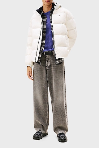 Tommy Jeans Erkek Mont Dm0dm19786 Ybl Beyaz Beyaz