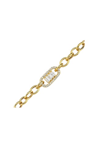 Altınsepeti Altın Büyük Kilitli Tasarım Bileklik As411Bl Altınsepeti Sarı Altın