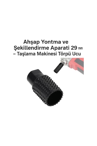 Merttools Ahşap Yontma Ve Şekillendirme Aparatı 29 Mm Taşlama Makinesi Törpü Ucu