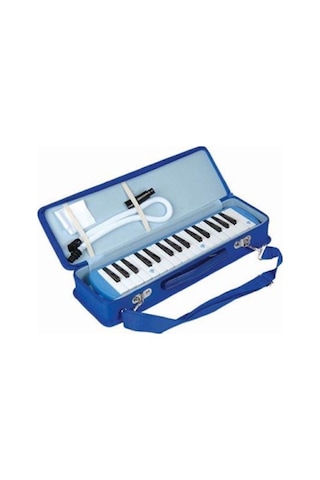 Ticon 32 Tuşlu Çantalı Melodika Mavi Renk