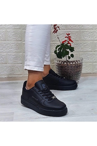 Pierre Cardin 31370-31371 Siyah Fuspetli Hafif Spor Ayakkabı 001