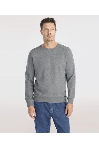 Yargıcı Triko Detaylı Sweatshirt 25yesw9001x 059 Gri
