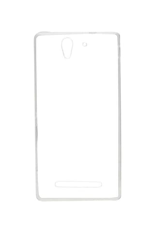 Sony Xperia C3 Kılıf Zore Şeffaf Ince Ve Esnek Süper Silikon Renksiz