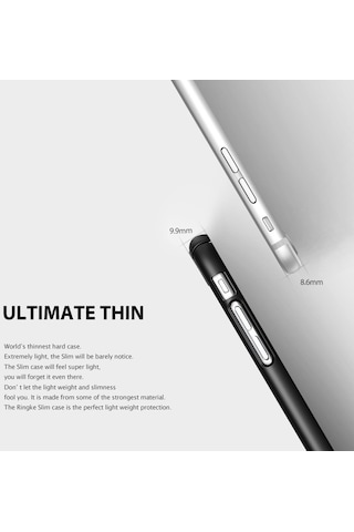 Ringke Slim Apple Uyumlu iPhone 7/8 Plus İle Kılıf Rose Gold İnce Şık Tasarım