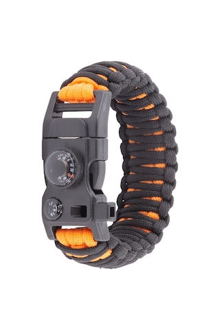 Çok Fonksiyonlu King Cobra Paracord Bileklik Pusula Termometre Çok Renkli