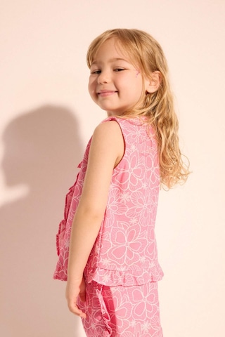 Defacto Keten Karışımlı 2li Takım Kız Bebek H4735a526smpn206 Pembe-pn206