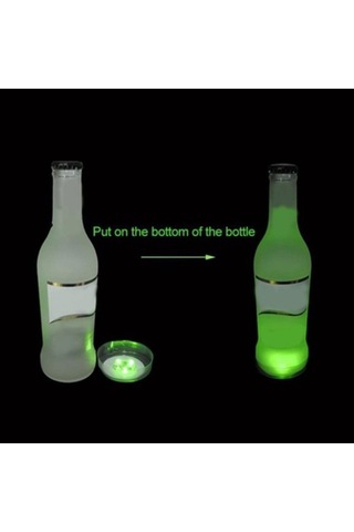 Düğün Malzemeleri Bar Işığı Parti Dekoru Parlayan Led Cam Etiketi Şişe Etiketleri Işıklar Parlak Lamba Sarı