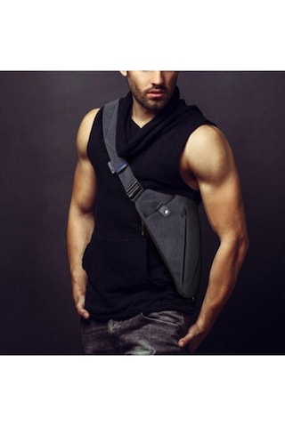 NEWİSH POLO HEYBE POSTACI ÇANTASI-BODY BAG Siyah