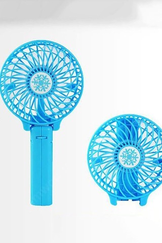 Şarjlı Mini Fan - Sessiz Soğutucu - El Fanı Vantilatör - Ayarlanabilir Masaüstü