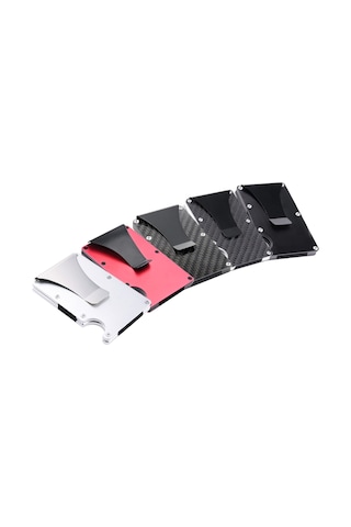Cüzdan Kartlık Kredi Kartı Cüzdanı Metal 5 Farklı Renk Seçeneği