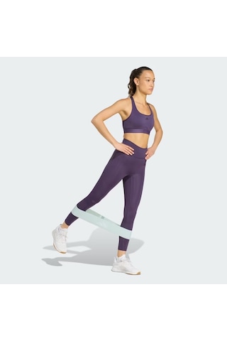 Adidas Optime Essentials No Front Rise Seam 7/8 Kadın Tayt Jy4818 Mor