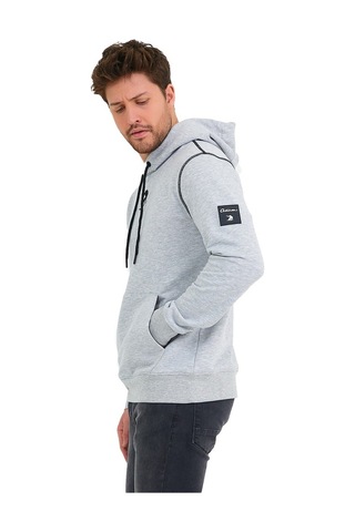 Adams Snowboard Nakış Logo Baskılı Gri Sweatshirt