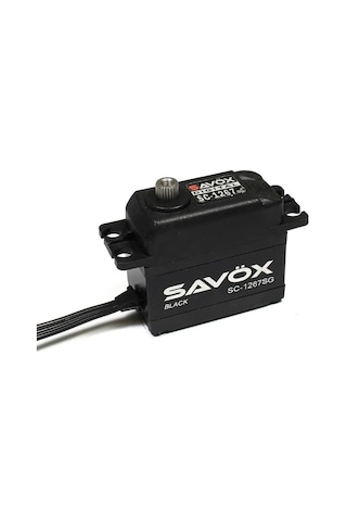 Savox Sc-1267sg-be Black Edition Digital Servo With Soft Start Coreless Motor High Voltage Çelik Dişli