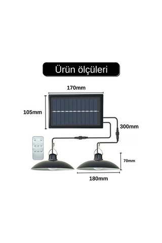 Hangast Solar 2 Ledli Su Geçirmez Sarkıt Bahçe Aydınlatması