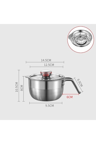 Techbloom 1 Adet Premium 304 Paslanmaz Çelik Yumurta Beyazı Ayırıcı With Lid Sağlıklı Pişirme Ve Fırın İçin Kolay Yumurta Sarısı Ayırma Ahşap