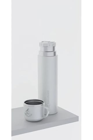 500 Ml Kapasiteli Çelik Termos, Sızdırmaz Tasarım İle Açık Beyaz