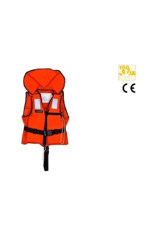 MARTEK VEST-100 Can Yeleği (Yelek tipi, 70-90kg-L, +90 kg-XL) CE Turuncu