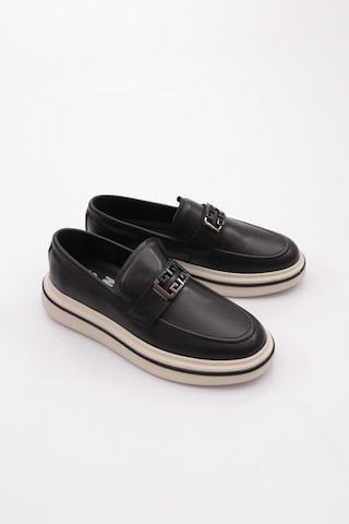Dgn 24261 Erkek Casual Ayakkabı Siyah Antik