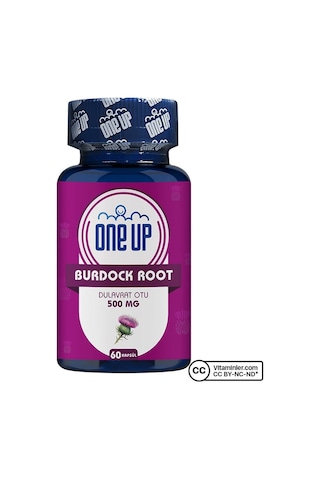 One Up Burdock Root Dulavrat Otu 500 MG 60 Kapsül