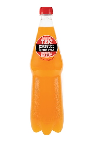 Uludağ Efsane Gazozu Portakallı 1 Lt X 6 Adet