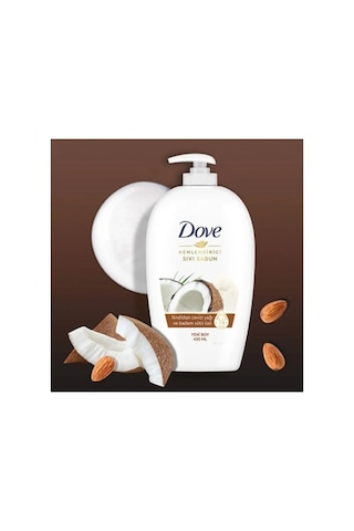 Dove Hindistan Cevizi Yağı Ve Badem Sütü Özü Sıvı Sabun 450ml X PKT.DOVE.028 Diğer