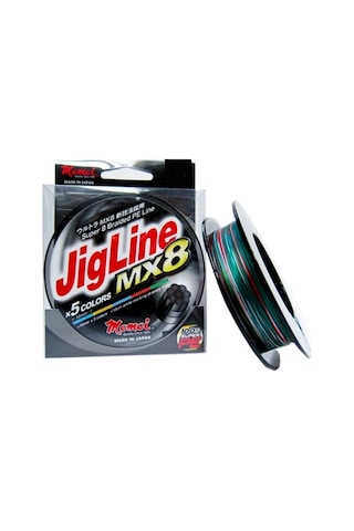 Momoi Jigline Mx8 0.16mm 300mt. Multicolor İp Misina