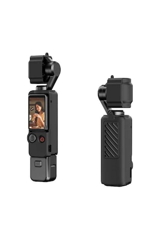 Dji Osmo Pocket 3 Uyumlu Silikon Kılıf Koruma Kılıfı Soft Case 3 Parça