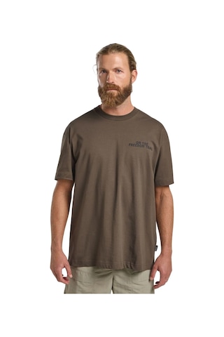 Jack Wolfskin Trailblazer Erkek Tişört Kahve Beji Bej