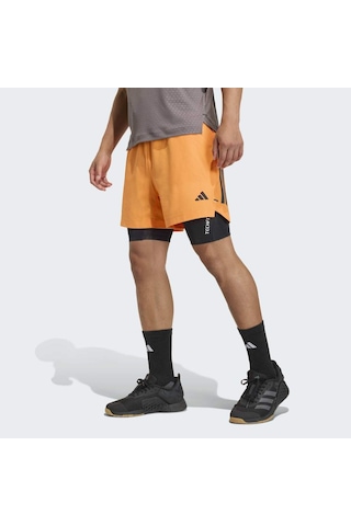 Adidas Ka1197 D4t Primelft Sh Erkek Şort Turuncu