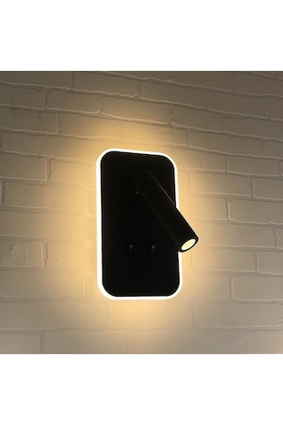 Takılabilir Duvar Aplikleri Çift Kontrollü Döndürülebilir Modern Diğer