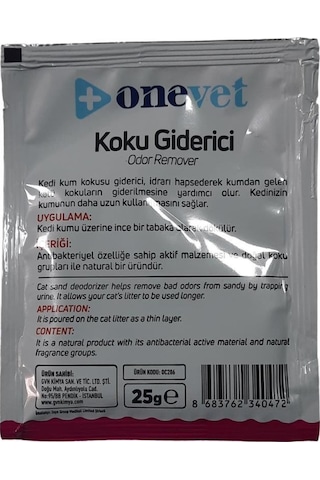 Onevet Kedi Kum Kokusu Giderici Pudra Kokulu 25 Gr