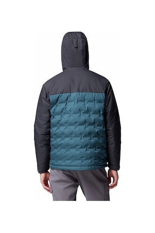 Columbia Grand Trek Iıı Down Kapüşonlu Erkek Kaz Tüyü Mont Erkek Mavi Wm7857-429 Mavi