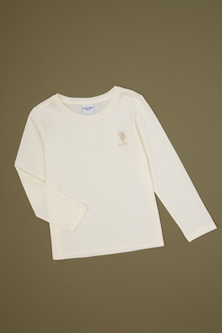 U.s. Polo Assn. Kız Çocuk Tişört Basic 50317923-vr256 İnci