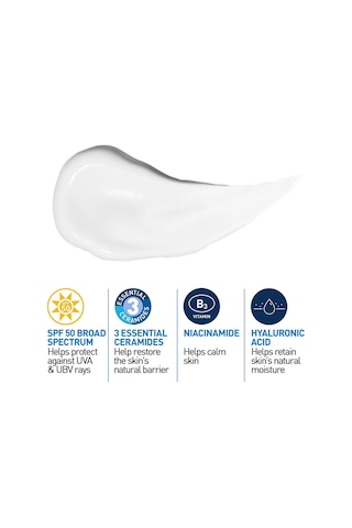 Cerave Spf50 Nemlendirici Yüz Losyonu 89ml