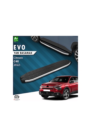 S-dizayn Citroen C4 X Evo Krom Yan Basamak 183 Cm 2022 Üzeri