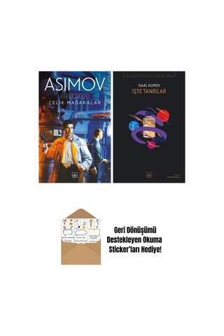 Çelik Mağaralar Robot Serisi 1. Kitap + İşte Tanrılar