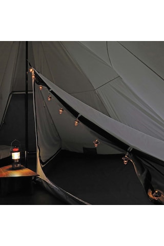 Shineyee Gül Altın Led Bakır Işık Zinciri 2 Metre 10 Ampul Sıcak Işık Vintage Stili