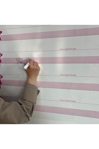 Büro Ev Ofis Öğrenci Odası İçin 100x56cm Statik Yapışır Kılavuz Çizgili Müfredat Yazı Tahtası Diğer