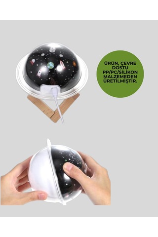 Znv Zenvia Mey İthalat Gece Lambası Özellikli Taşınabilir Nemlendirici Ve Aromaterapi Cihazı Usb Girişli Znv202