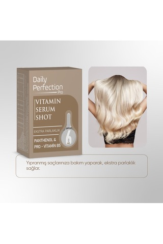 Daily Perfection Pro Shot No:6 Ekstra Parlaklık Provitamin Serum 2 x 6 ML