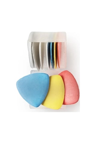 Besthome1 Dokuma İşaretleme Kuru Kreş Seti - 10 Adet 4 Renkli, Triangular Tutuş, Yenilebilir, Profesyonel Ve Ev İşçileri İçin