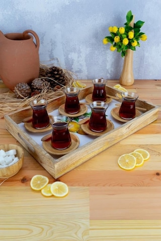 Kangura Limon Çay Tepsisi Büyük