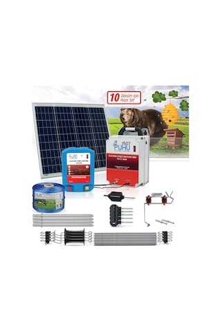 Puhu Ecos Eko Model Kuruluma Hazır Elektrikli Çit Sistemi 10 Dönümlük 8 Joule -2461